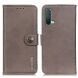 Чехол-книжка с застежкой KHAZNEH Wallet Cover для OnePlus Nord CE - Grey (350603H). Фото 1 из 10