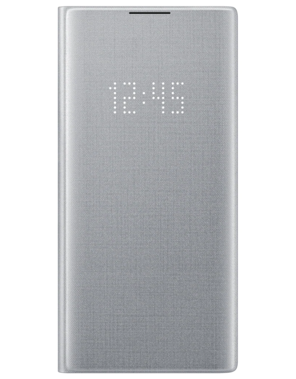 Чехол-книжка LED View Cover для Samsung Galaxy Note 10+ (N975)	 EF-NN975PSEGRU - Silver: фото 1 из 5
