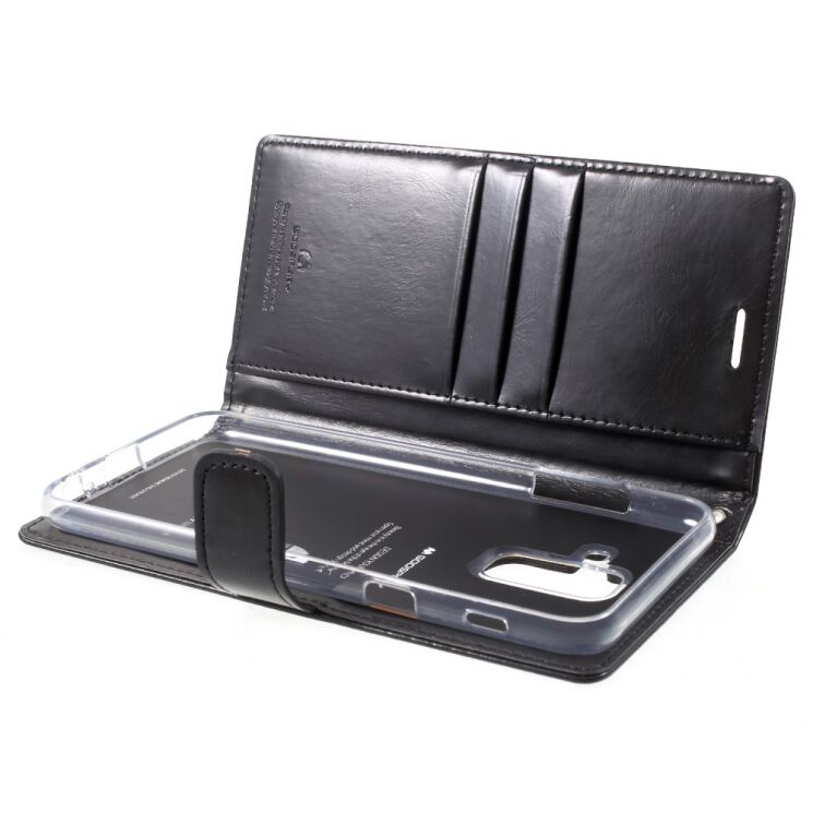 Чехол-книжка MERCURY Classic Wallet для Samsung Galaxy A6+ 2018 (A605) - Black: фото 8 из 8