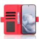 Чехол-книжка с карманами Deexe Wallet Stand для Motorola Edge 70 Fusion - Red (409507R). Фото 5 из 15