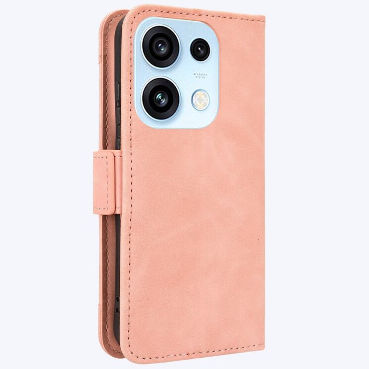 Чехол-книжка с карманами Deexe Wallet Stand для OPPO Reno 16 / 16 Pro - Pink: фото 7 из 17