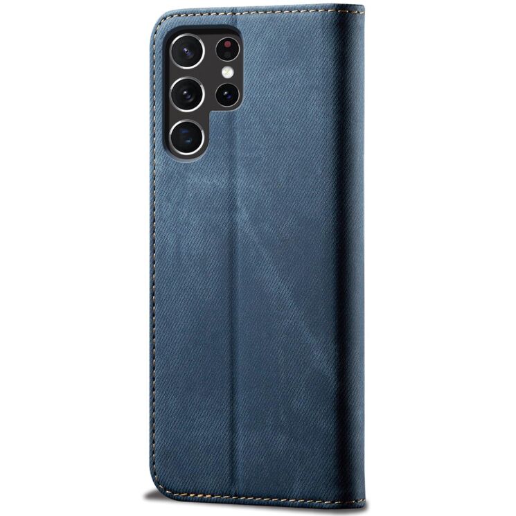 Чохол-книжка з кишеньками UniCase Jeans Wallet для Samsung Galaxy S26 Ultra (S948) - Blue: фото 6 з 6