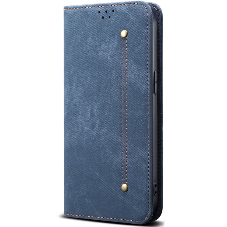 Чохол-книжка з кишеньками UniCase Jeans Wallet для Samsung Galaxy S26 Ultra (S948) - Blue: фото 5 з 6
