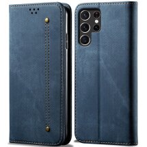 Чохол-книжка з кишеньками UniCase Jeans Wallet для Samsung Galaxy S26 Ultra (S948) - Blue: фото 1 з 6