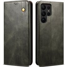 Чехол-книжка с карманами UniCase Leather Wallet для Samsung Galaxy S26 Ultra (S948) - Green: фото 1 из 8