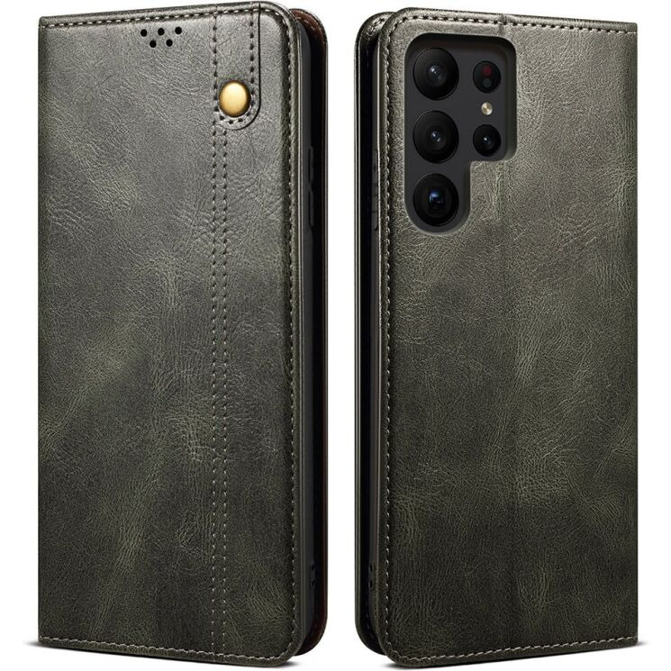 Чехол-книжка с карманами UniCase Leather Wallet для Samsung Galaxy S26 Ultra (S948) - Green (408574G) Чехол-книжка с карманами UniCase Leather Wallet для Samsung Galaxy S26 Ultra (S948) - Green: фото 1 из 8