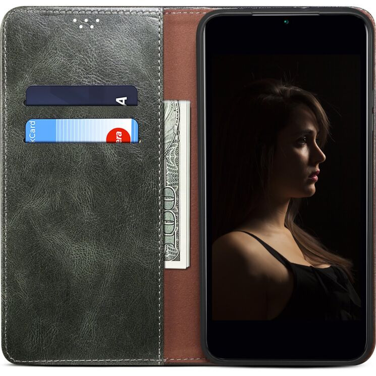 Чехол-книжка с карманами UniCase Leather Wallet для Samsung Galaxy S26 Ultra (S948) - Green (408574G) Чехол-книжка с карманами UniCase Leather Wallet для Samsung Galaxy S26 Ultra (S948) - Green: фото 2 из 8