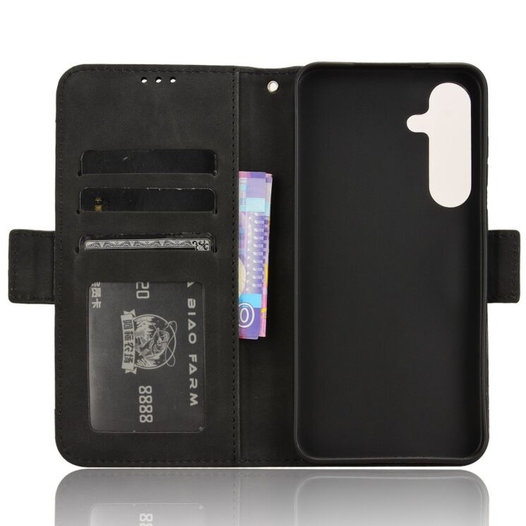 Чехол-книжка с кармашками Deexe Wallet Stand для Samsung Galaxy S26 FE - Black (412778B) Чехол-книжка с кармашками Deexe Wallet Stand для Samsung Galaxy S26 FE - Black: фото 4 из 15