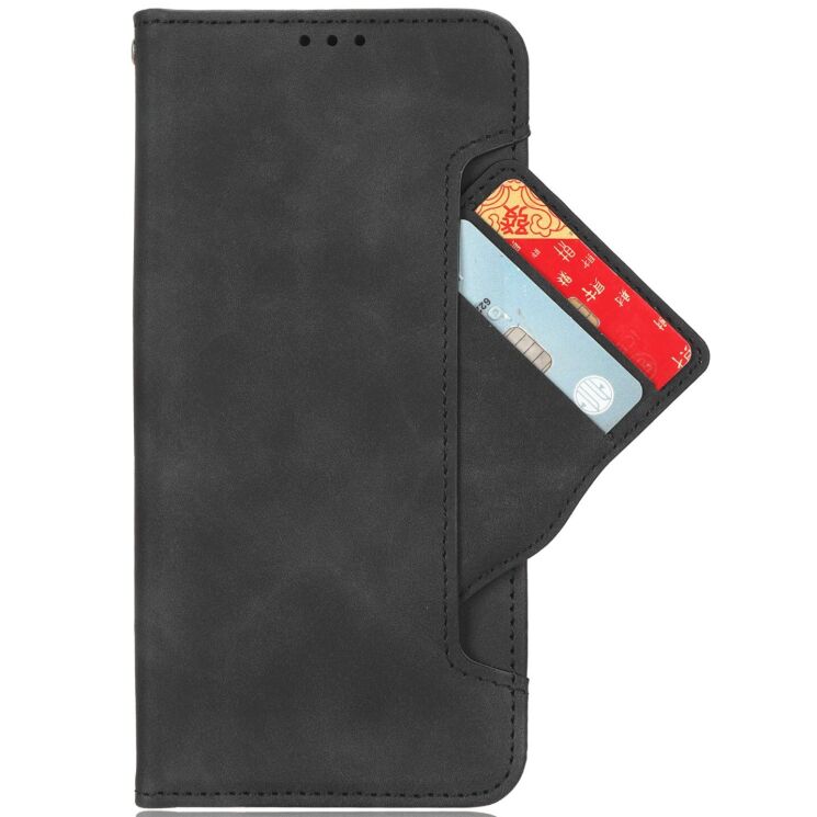 Чехол-книжка с кармашками Deexe Wallet Stand для Samsung Galaxy S26 FE - Black (412778B) Чехол-книжка с кармашками Deexe Wallet Stand для Samsung Galaxy S26 FE - Black: фото 3 из 15