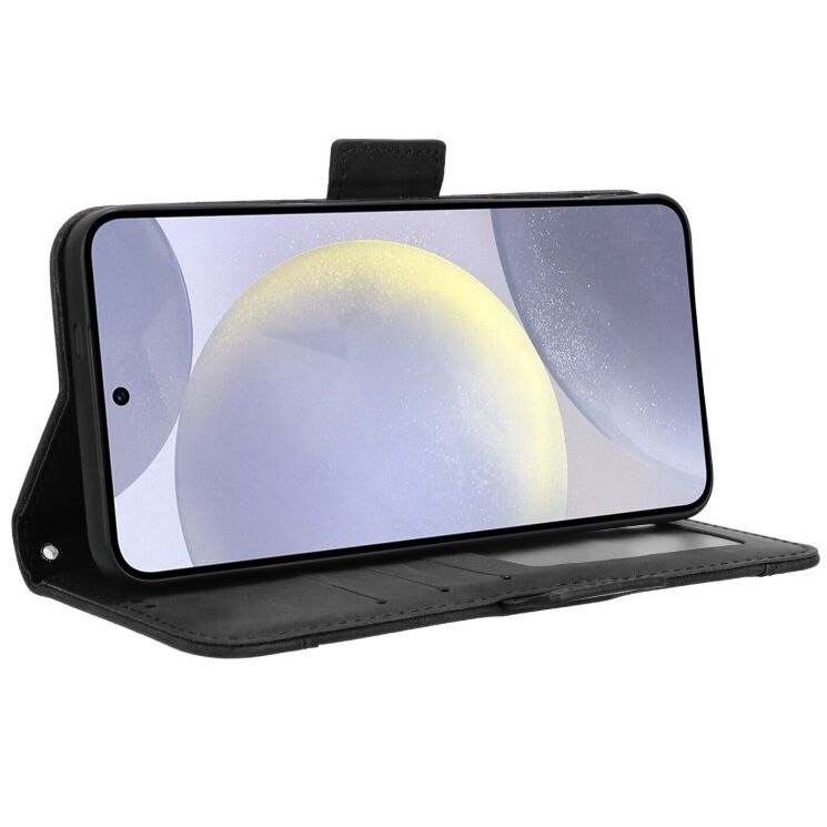 Чехол-книжка с кармашками Deexe Wallet Stand для Samsung Galaxy S26 FE - Black (412778B) Чехол-книжка с кармашками Deexe Wallet Stand для Samsung Galaxy S26 FE - Black: фото 6 из 15