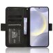 Чехол-книжка с кармашками Deexe Wallet Stand для Samsung Galaxy S26 FE - Black (412778B). Фото 5 из 15