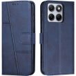 Чехол-книжка с застежкой UniCase Jet Cover для Motorola Edge 70 Fusion - Blue (409505L)
