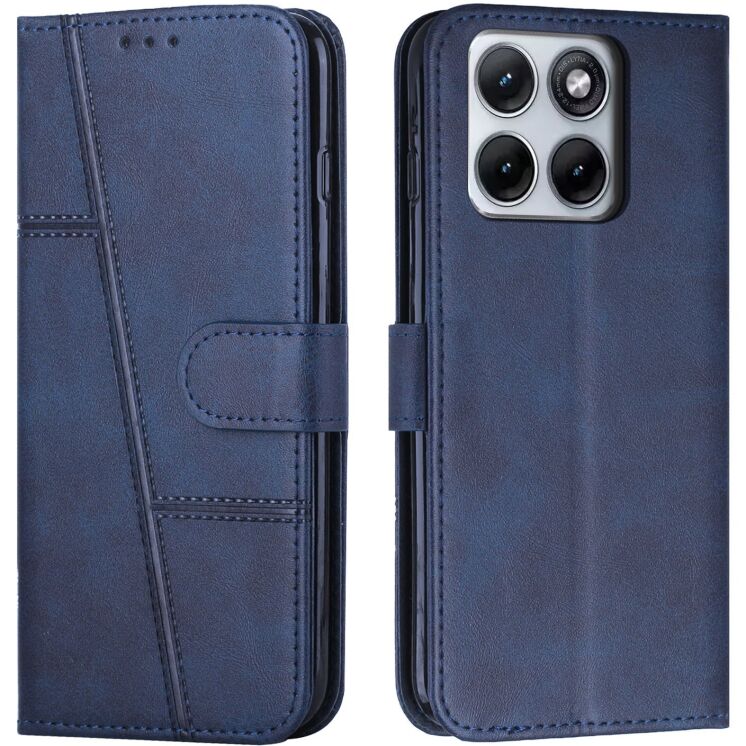 Чехол-книжка с застежкой UniCase Jet Cover для Motorola Edge 70 Fusion - Blue (409505L) Чехол-книжка с застежкой UniCase Jet Cover для Motorola Edge 70 Fusion - Blue: фото 1 из 10