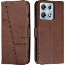 Чехол-книжка с застежкой UniCase Jet Cover для Motorola Edge 70 Max - Brown: фото 1 из 10