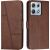 Чехол-книжка с застежкой UniCase Jet Cover для Motorola Edge 70 Max - Brown: фото 1 из 10