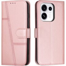 Чохол-книжка з застібкою UniCase Jet Cover для OPPO Reno 16 / 16 Pro - Rose Gold: фото 1 з 10