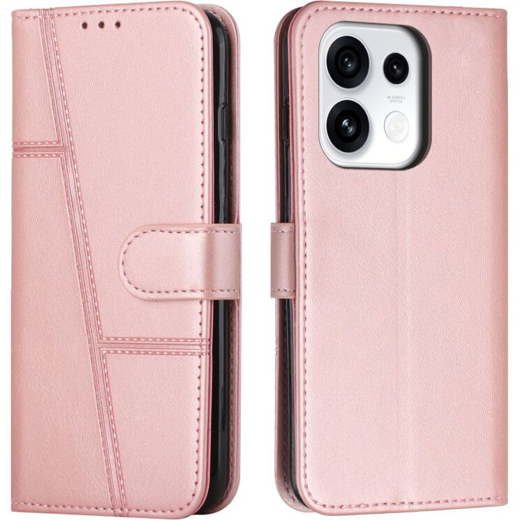 Чохол-книжка з застібкою UniCase Jet Cover для OPPO Reno 16 / 16 Pro - Rose Gold (413202RG) Чохол-книжка з застібкою UniCase Jet Cover для OPPO Reno 16 / 16 Pro - Rose Gold: фото 1 з 10