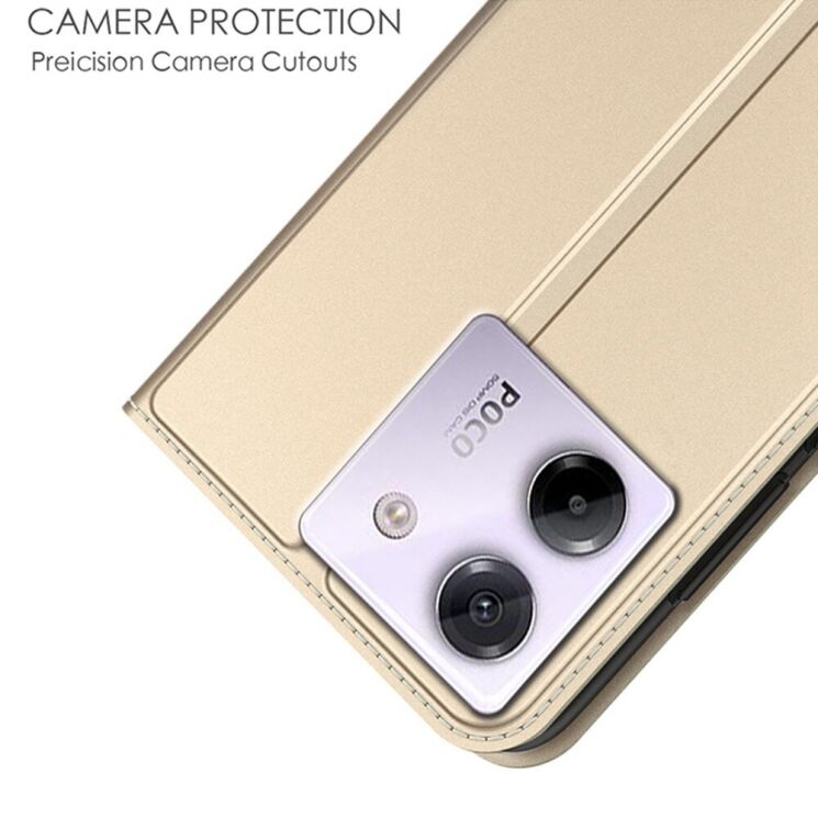 Чехол-книжка UniCase Business Wallet для Xiaomi Poco M7 Pro - Rose Gold: фото 6 из 7