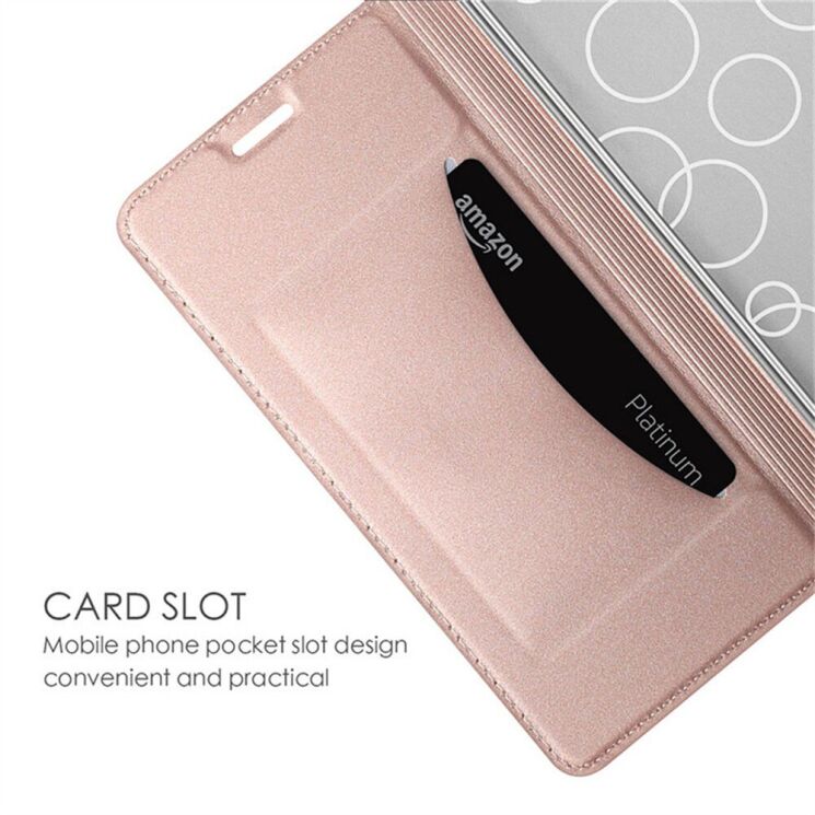 Чехол-книжка UniCase Business Wallet для Xiaomi Poco M7 Pro - Rose Gold: фото 5 из 7