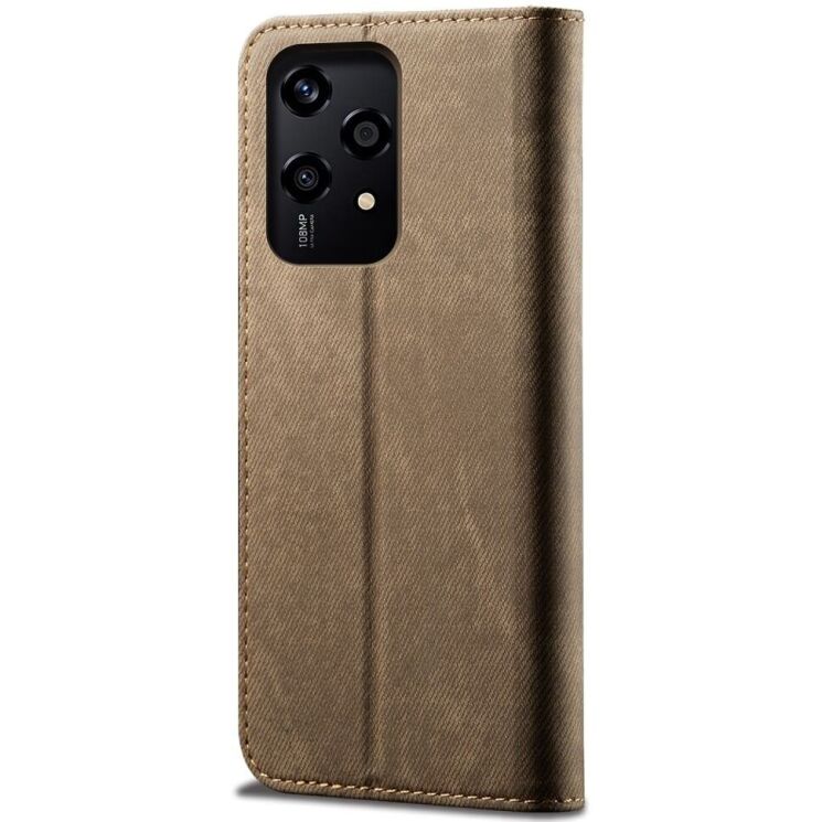 Чохол-книжка UniCase Jeans Wallet для Honor 200 Lite - Khaki: фото 6 з 6