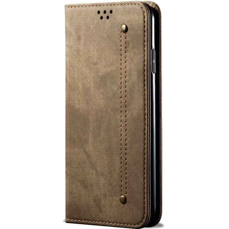 Чохол-книжка UniCase Jeans Wallet для Honor 200 Lite - Khaki: фото 5 з 6
