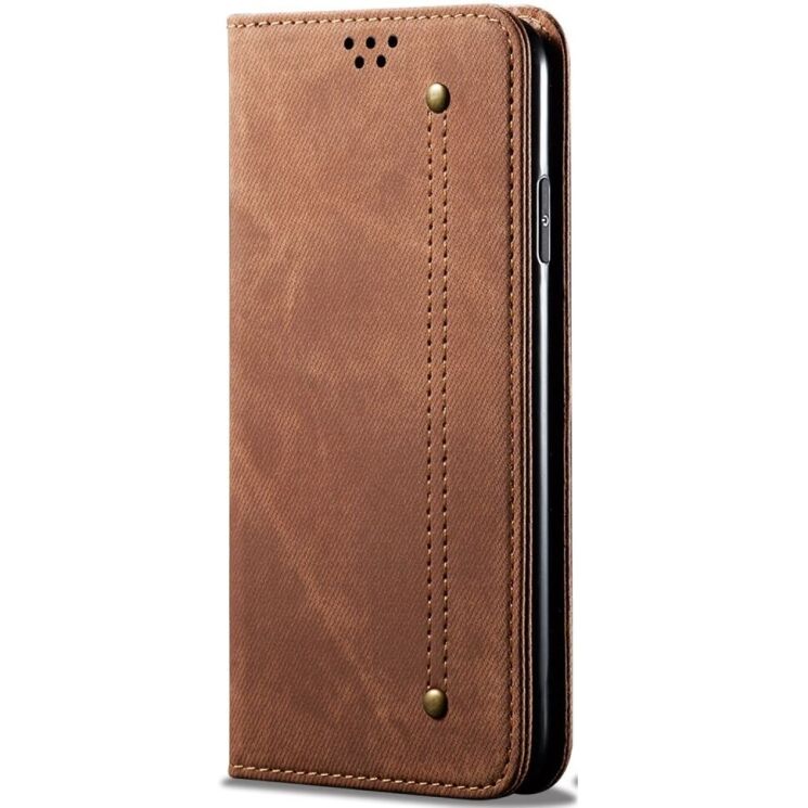 Чехол-книжка UniCase Jeans Wallet для Honor Magic 6 Lite - Coffee: фото 5 из 6