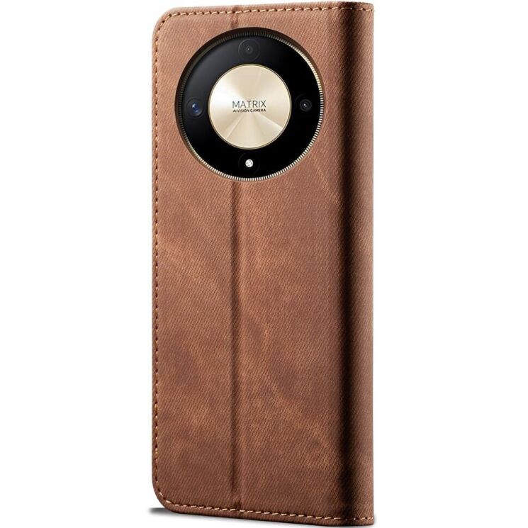 Чехол-книжка UniCase Jeans Wallet для Honor Magic 6 Lite - Coffee: фото 6 из 6