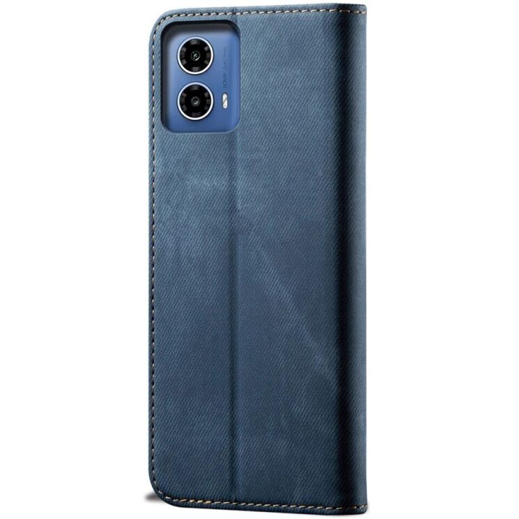 Чехол-книжка UniCase Jeans Wallet для Motorola Moto G35 - Blue: фото 5 из 6
