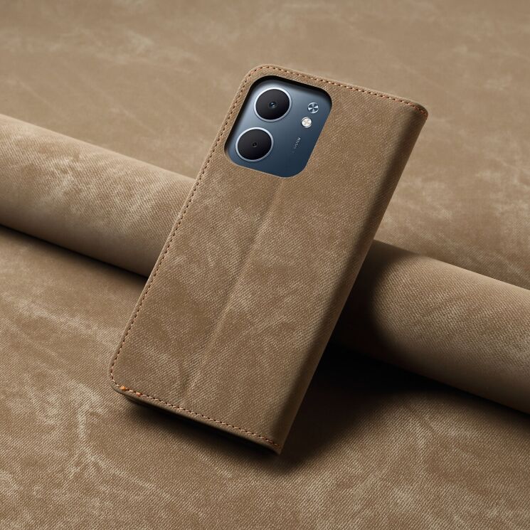 Чохол-книжка UniCase Jeans Wallet для OPPO A5x - Khaki: фото 7 з 7