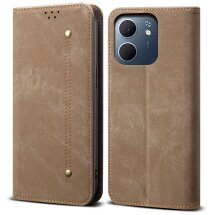 Чохол-книжка UniCase Jeans Wallet для OPPO A5x - Khaki: фото 1 з 7
