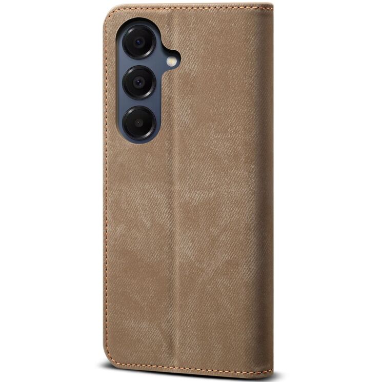 Чехол-книжка UniCase Jeans Wallet для Samsung Galaxy S25 FE (S731) - Khaki: фото 6 из 7