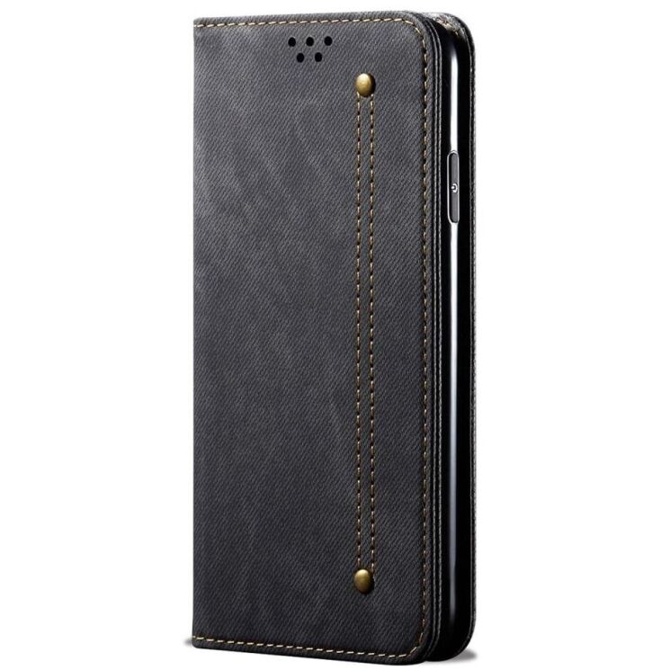 Чехол-книжка UniCase Jeans Wallet для Xiaomi Redmi Note 12 Pro+ - Black: фото 5 из 6