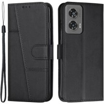 Чехол-книжка UniCase Jet Cover для Motorola Edge 50 Fusion - Black: фото 1 из 10