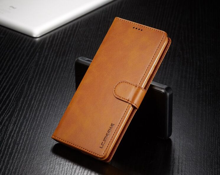 Чехол LC.IMEEKE Wallet Case для Samsung Galaxy S20 FE (G780) - Brown: фото 4 из 11