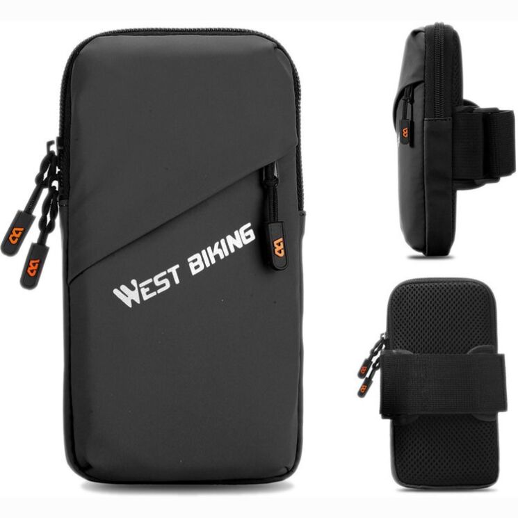 Чехол на руку WEST BIKING Arm Bag - Black: фото 1 из 10