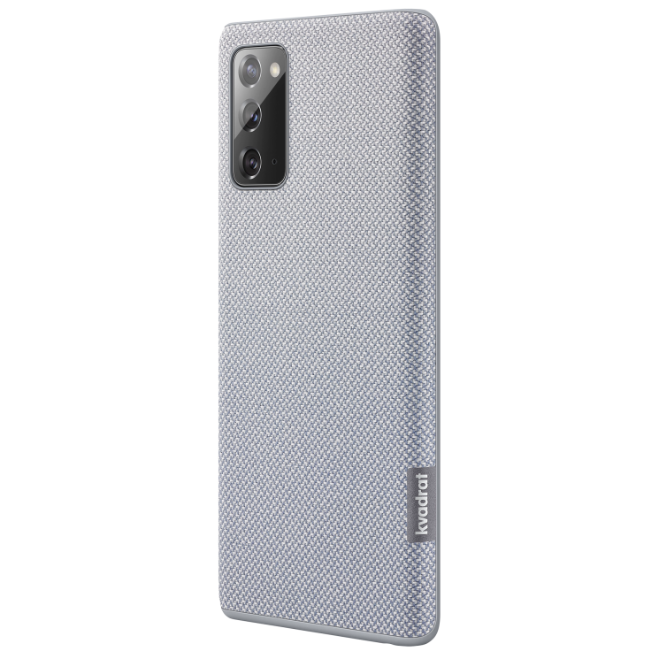 Чохол-накладка Kvadrat Cover для Samsung Galaxy Note 20 (N980) EF-XN980FJEGRU - Gray: фото 2 з 5