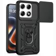 Чехол с защитой камеры Deexe Armor Shield для Motorola Edge 70 Pro - Black (412002B)