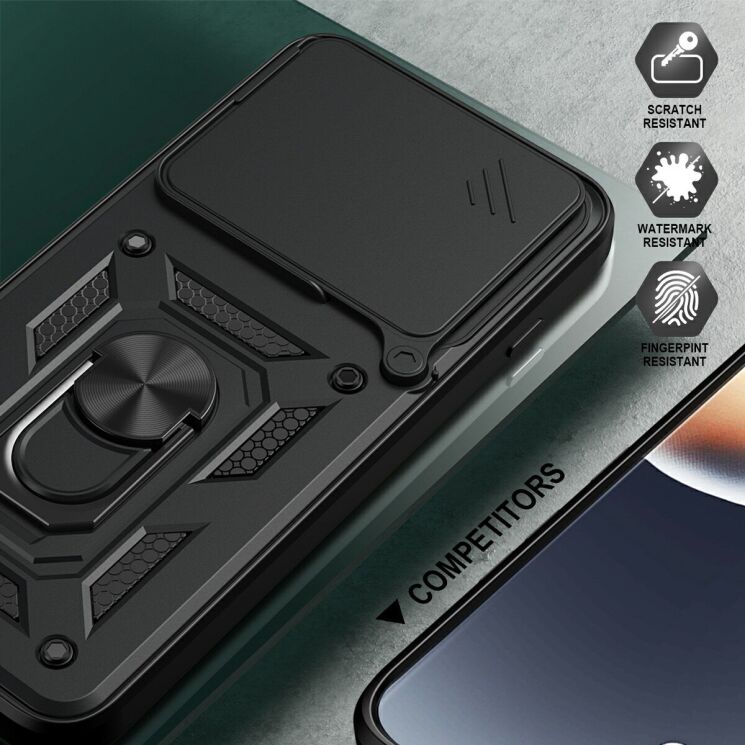 Чохол із захистом камери Deexe Armor Shield для Motorola Edge 70 Pro - Silver: фото 4 з 9