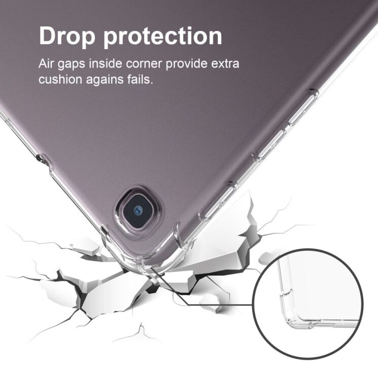 Чехол UniCase Airbag Max для Samsung Galaxy Tab A7 Lite (T220/T225) - Transparent: фото 5 из 5
