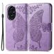 Чехол UniCase Butterfly Pattern для Honor 200 Pro - Light Purple (362142LV). Фото 1 из 6