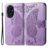Чохол UniCase Butterfly Pattern для Honor 200 Pro - Light Purple (362142LV)
