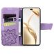 Чехол UniCase Butterfly Pattern для Honor 200 Pro - Light Purple (362142LV). Фото 2 из 6