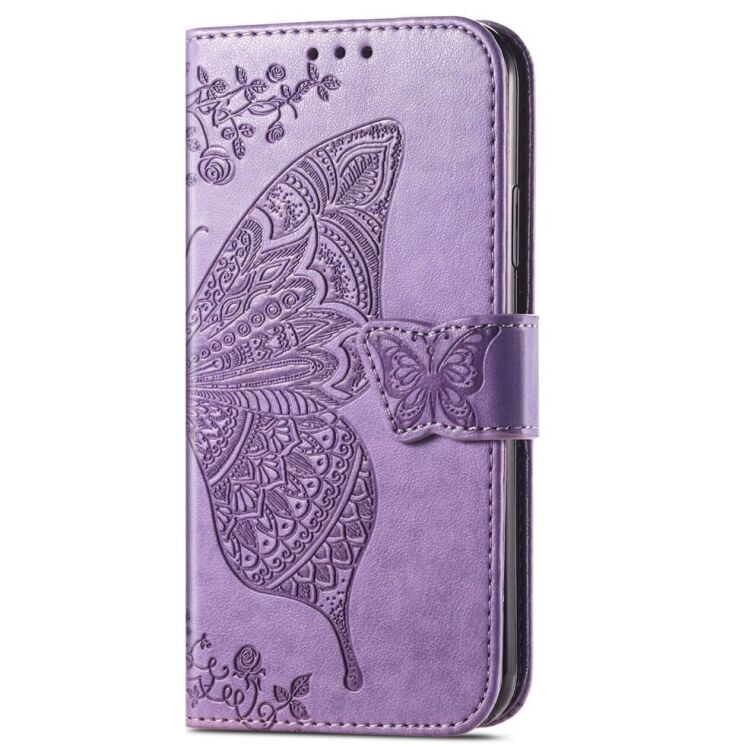 Чехол UniCase Butterfly Pattern для Honor 200 Pro - Light Purple: фото 5 из 6