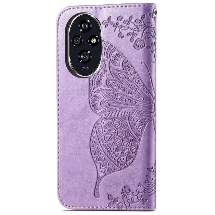 Чехол UniCase Butterfly Pattern для Honor 200 Pro - Light Purple: фото 4 из 6