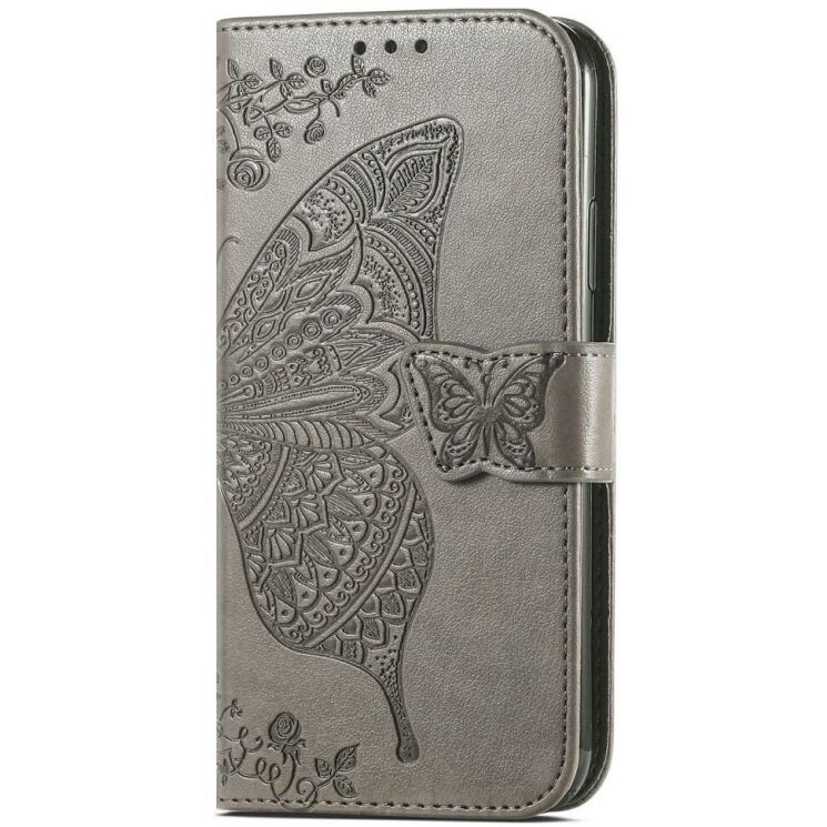 Чехол UniCase Butterfly Pattern для OPPO A3x / A3 / A40m - Grey: фото 5 из 7