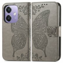 Чехол UniCase Butterfly Pattern для OPPO A3x / A3 / A40m - Grey: фото 1 из 7