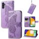 Чехол UniCase Butterfly Pattern для Samsung Galaxy A13 5G (A136) / A04s (A047) - Light Purple (292517LV). Фото 1 из 7