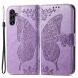 Чехол UniCase Butterfly Pattern для Samsung Galaxy A13 5G (A136) / A04s (A047) - Light Purple (292517LV). Фото 2 из 7