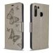 Чохол-книжка з малюнком UniCase Butterfly Pattern для Samsung Galaxy A21 (A215) - Grey (256605H). Фото 4 з 9
