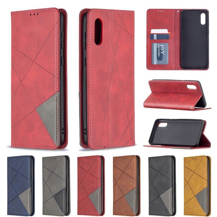 Чехол UniCase Geometric Pattern для Samsung Galaxy A02 (A022) - Blue: фото 7 из 11